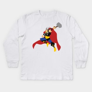 The God Of Lightning Kids Long Sleeve T-Shirt